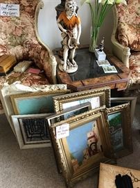 PAINTINGS & MANY FRAMES