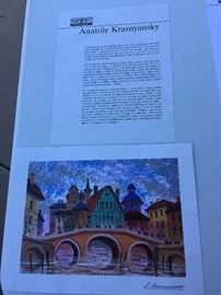 Anatole Krasnyansky, signed      