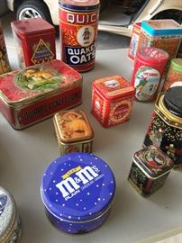 Squirrel Confections (4 lbs  floral gums)     Toll House Morsels-America's favorite;       D. Lazzaroni & Co  (Saronno-Milano);    1989 M&M's Plain Chocolate Candy;         1991  Limited Edition  Life Savers;              Quick Quaker Oats