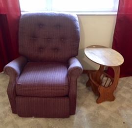 ReCliner Chair and Magazine Table AVAILABLE FOR PRESALE