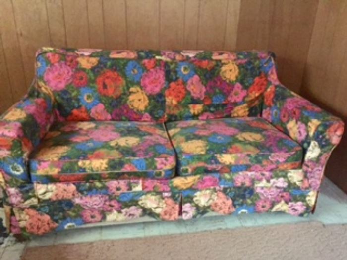 Vintage Floral Sleeper Sofa AVAILABLE FOR PRESALE