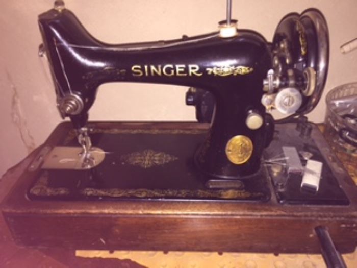 We have 3 Sewing Machines at this sale - The 2 Pictured are SINGERS - There is an older machine I don't have pictured yet AVAILABLE FOR PRESALE