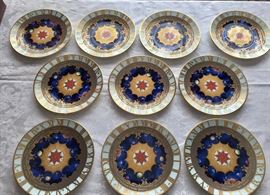 Royal Worcester "Millenium" salad/luncheon plates (10)