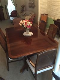 DUNCAN PHYFE Pedestal Table and Chairs and Buffet AVAILABLE FOR PRESALE