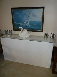 CONSOLE TABLE, ART