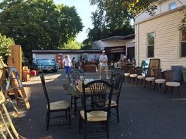 Huge assortment of chairs & tables of sizes & styles for your holiday entertaining needs.