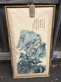 Original silk screen by Madame Chiang Kie Shek