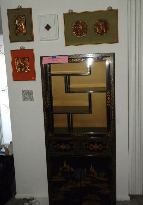 Asian style display cabinet