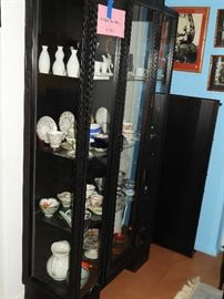 Display cabinet/hutch full of small collectables