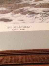 "The Searchers" by Chuck DeHaan -  a true western artist especially noted for his outstanding treatment of horses. 