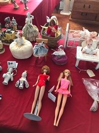 Barbie, pin cushion dolls 