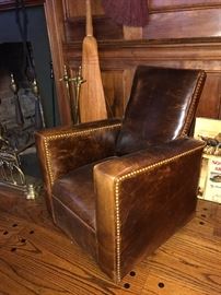 Child's leather chair.....pretty awesome for a Christmas present!