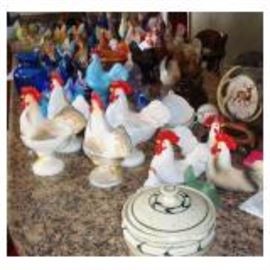 Collection Glass Chickens