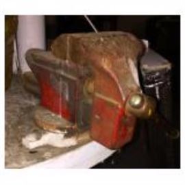Vise & More Tools, Lots In Shed