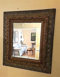 Very unusual, large Victorian mirror.
$50