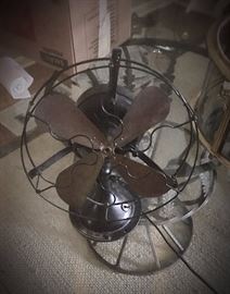 Unique authentic antique table lamp.  Popular with today's industrial design trend.