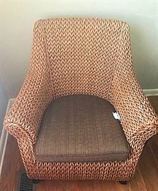 Pier One water hyacinth wicker, very high quality chairs.  Matching pair (2). $100/pair