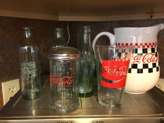 Various Coca-cola items. $5 each