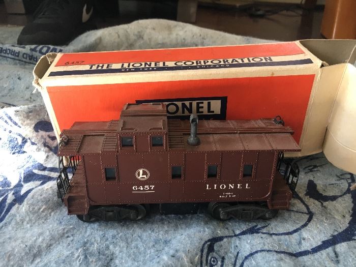 Lionel Electric Trains Caboose #6457. Lionel Electric Trains. This item will be sold as a complete collection for $2,000. It is the only product that will not be discounted on Saturday, 11/18.