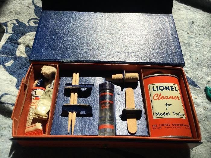 Lionel Electric Trains Cleaning kit. Lionel Electric Trains. This item will be sold as a complete collection for $2,000. It is the only product that will not be discounted on Saturday, 11/18.