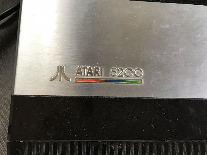 Atari 5200 with 2 joysticks and 10-12 games. Price at estate sale: $60