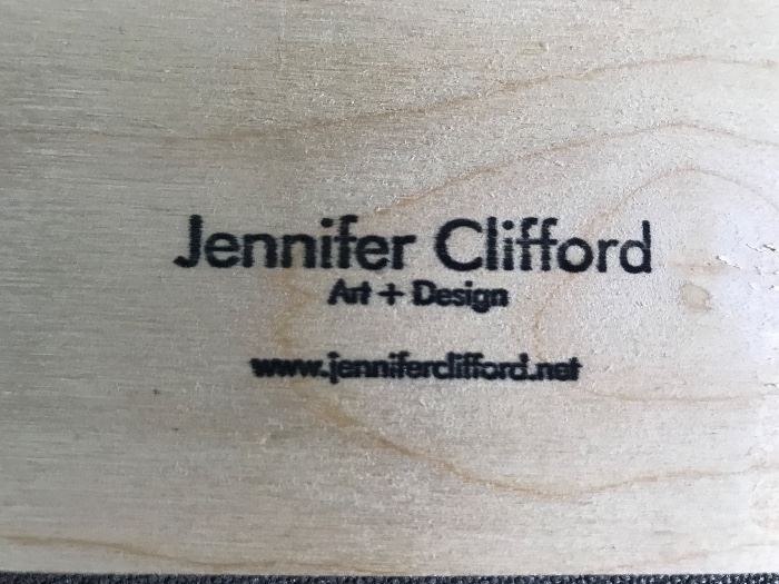 Jennifer Clifford Art+Design. Valued at $45 each. Price at Estate Sale = $45 for 3