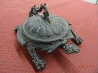 Cast Iron Turtle Spittoon