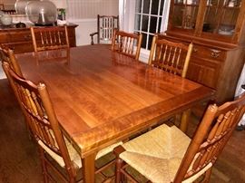 Stickley Dining Room Table and Chairs 
