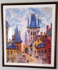 Street of Old Prague Anatole Krasnyansky