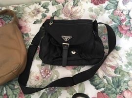 Prada bag, part of a collection of good modern and vintage handbags.