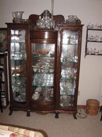 Early 1900's Curio From Porters Furniture Down Town Racine