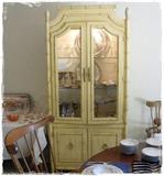 Lighted display cabinet.