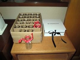 Basement:   Box of small bottles, White box