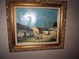 Living Room:  Painting by Nagy Anity (Hungarian Artist)