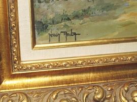 Living Room:   Painting by Nagy Anity (Hungarian Artist)