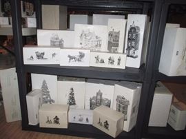Basement:  Dept 56 Cottage's, House's, Dickens village and other things