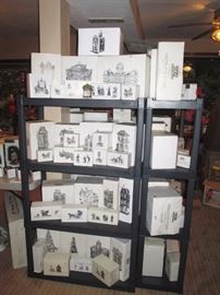 Basement: Dept 56 Cottage's, House's, Dickens village and other things
