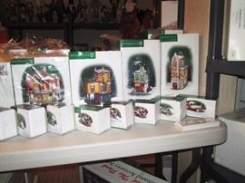 Basement:  Dept 56 Cottage's, House's, Dickens village and other things