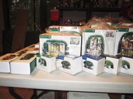 Basement:  Dept 56 Cottage's, House's, Dickens village and other things