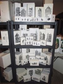 Basement: Dept 56 Cottage's, House's, Dickens village and other things