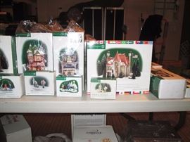 Basement:  Dept 56 Cottage's, House's, Dickens village and other things
