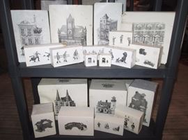 Basement:  Dept 56 Cottage's, House's, Dickens village and other things