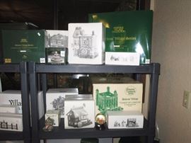 Basement:  Dept 56 Cottage's, House's, Dickens village and other things