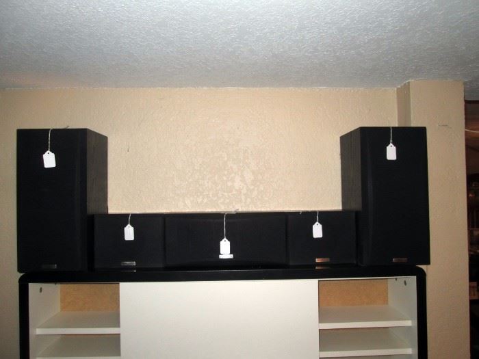 Basement: 5 Kenmore 401 speakers