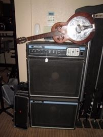 Basement: Acoustic Speakers Model 220, ReSounder Guitar