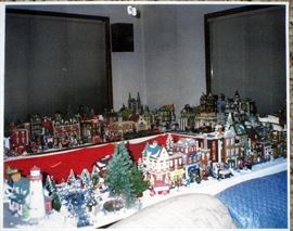 Basement:  Dept 56 Village ( Set up picture) We have approximate 200