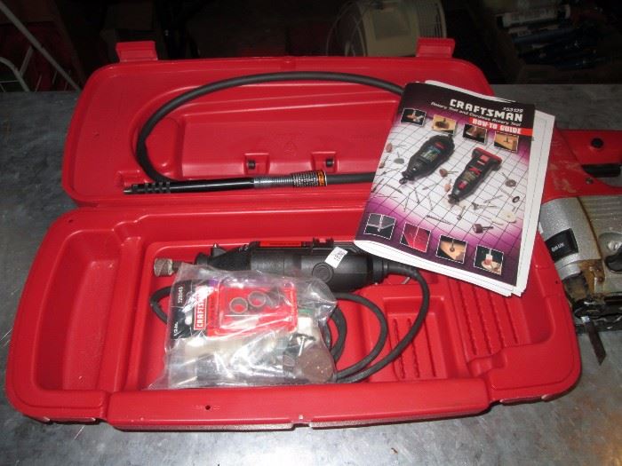 Garage: Craftsman Dremel w/case