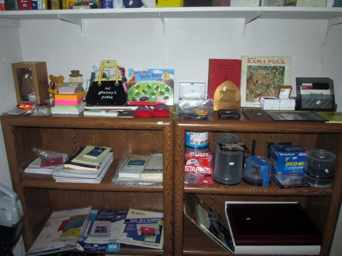 Upstairs Bedroom Right: CD's, Stationary, Note pads, Kids Books, Franklin Mint Boxes for Dollars