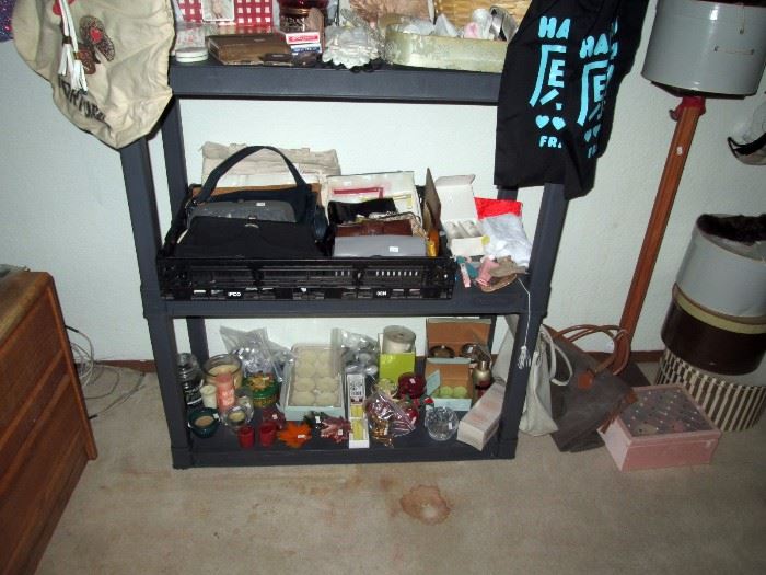 Upstairs Bedroom Left: Purses, Candles