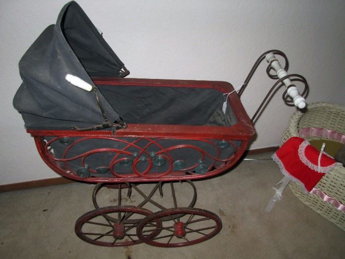UpStairs Center Bedroom: Baby Buggy (Close Up)